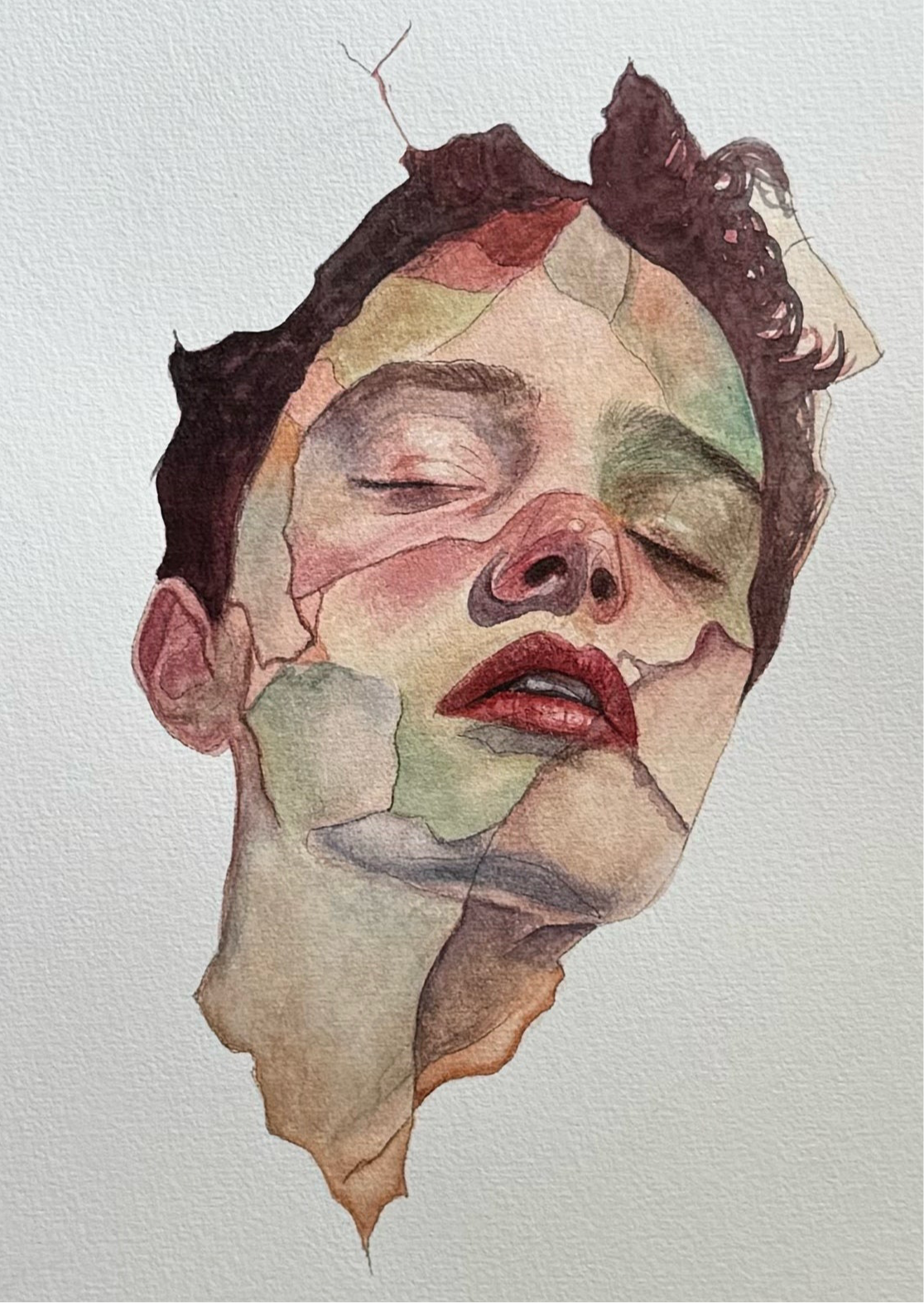 Broken portrait #8
