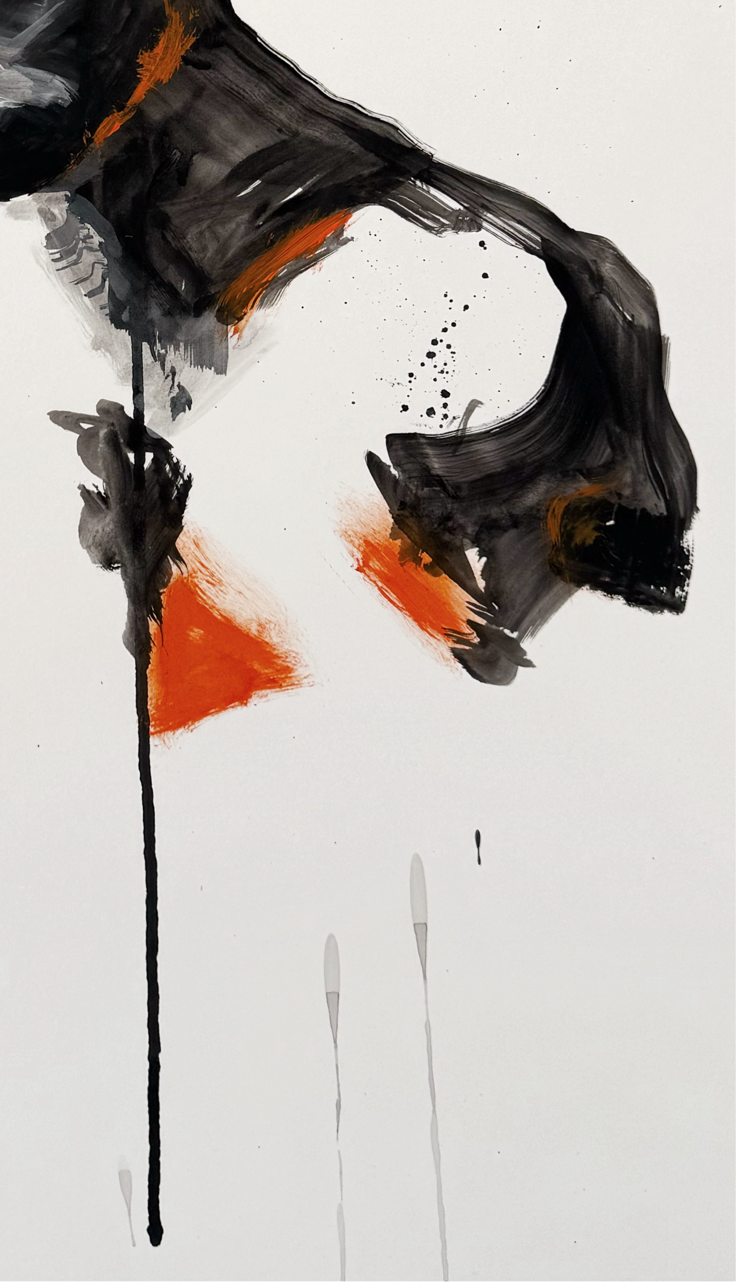 Portrait Gemälde „Von Asche“