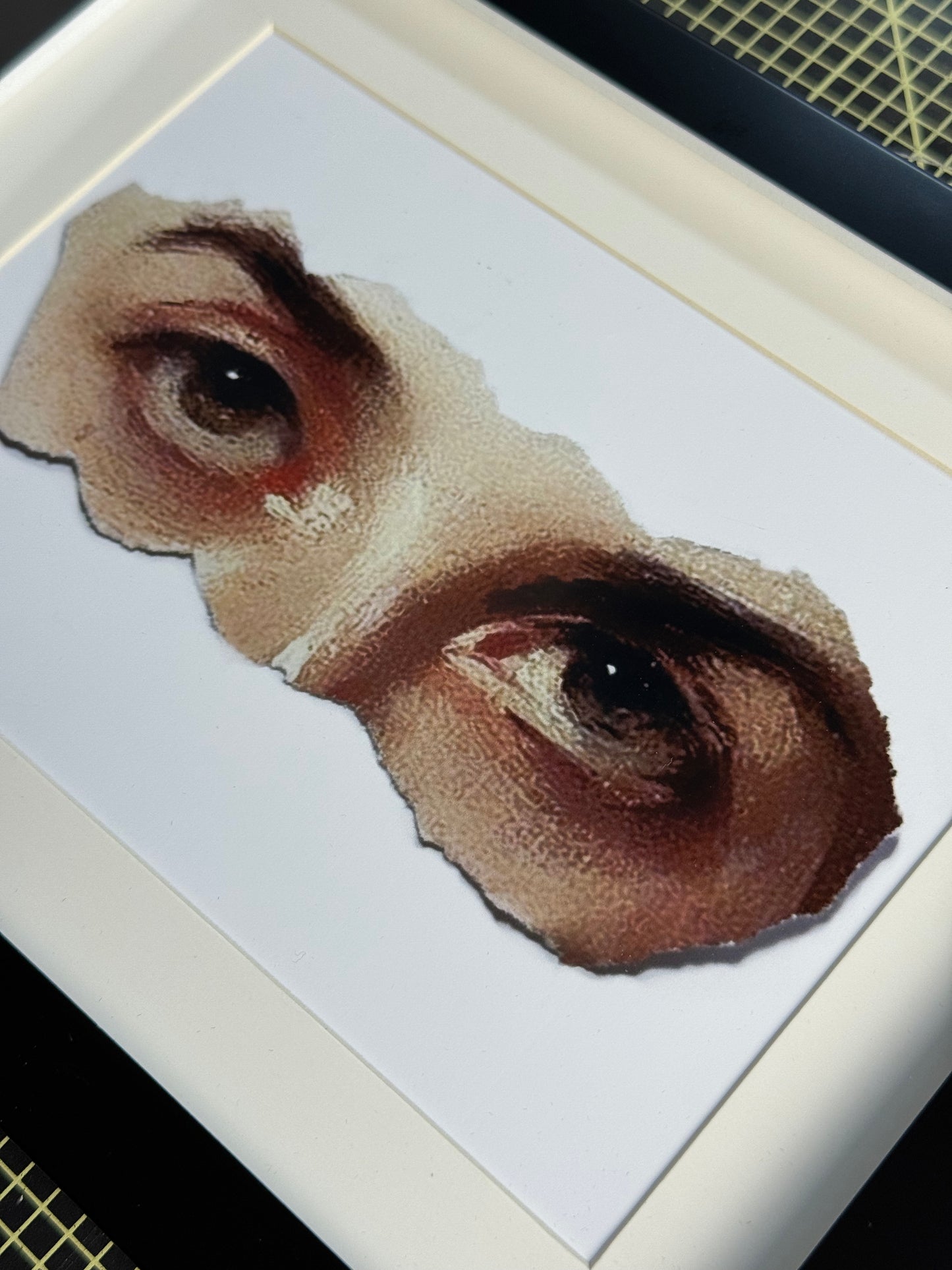 Gerahmter Print im Passepartout