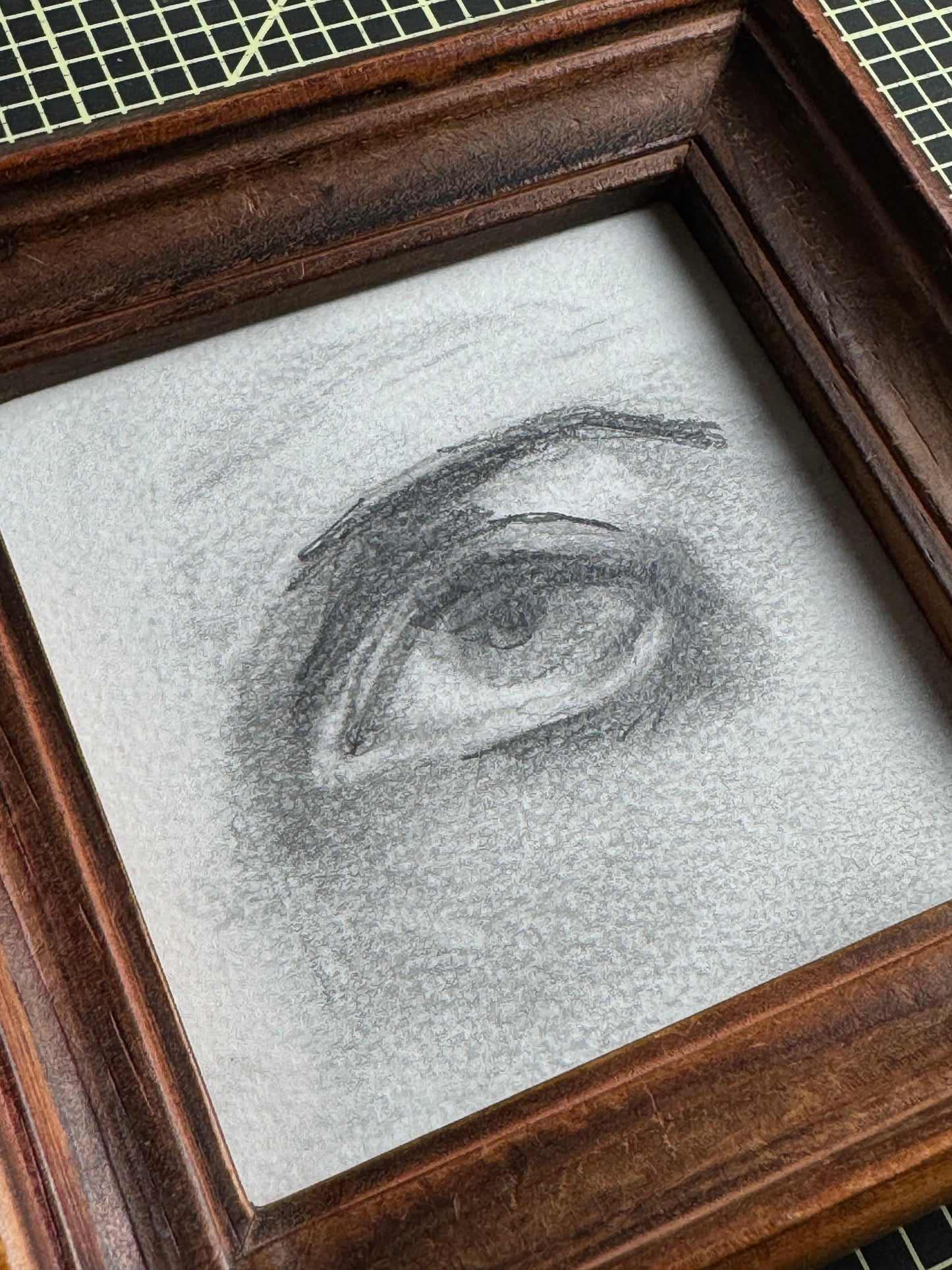 Bleistiftskizze, Masterstudy im Rahmen