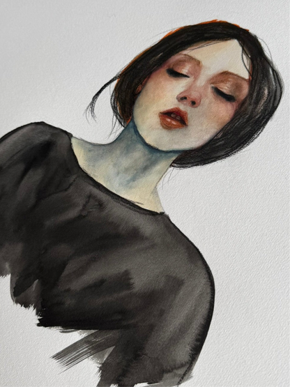 Studie, Aquarell, A2 Format