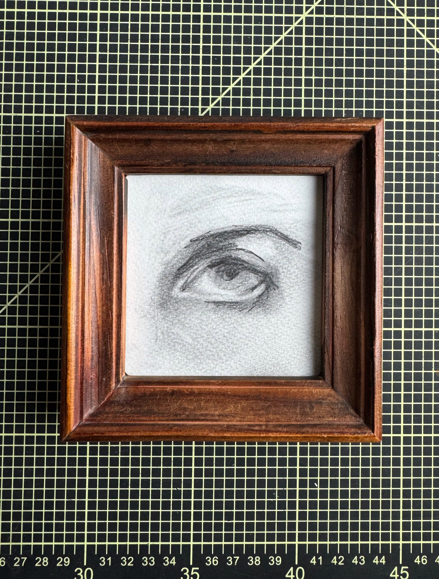 Bleistiftskizze, Masterstudy im Rahmen